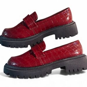 LOAFERS🐝OXFORD PLATFORM LOAFERS